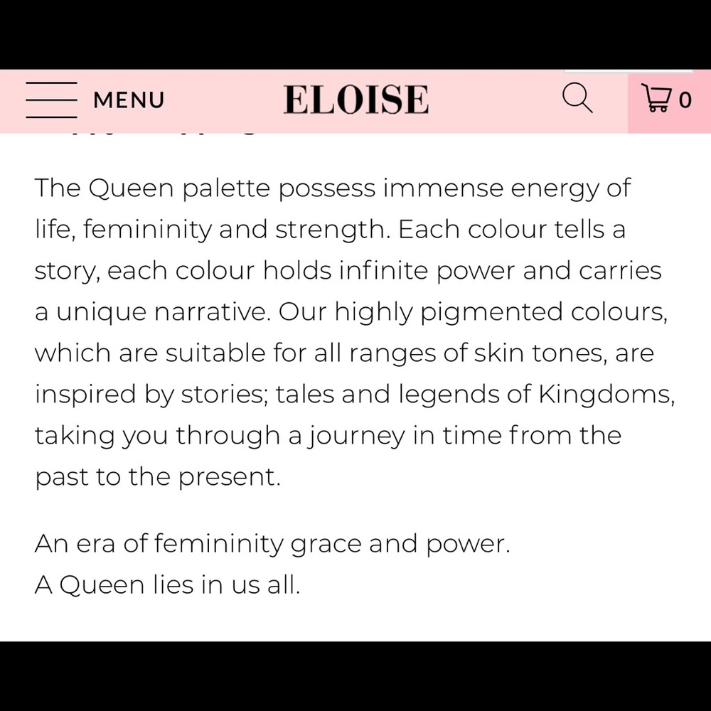 ❗️SOLD❗️Brand New Eloise The Queen Eyeshadow Palette - Picture 9 of 14
